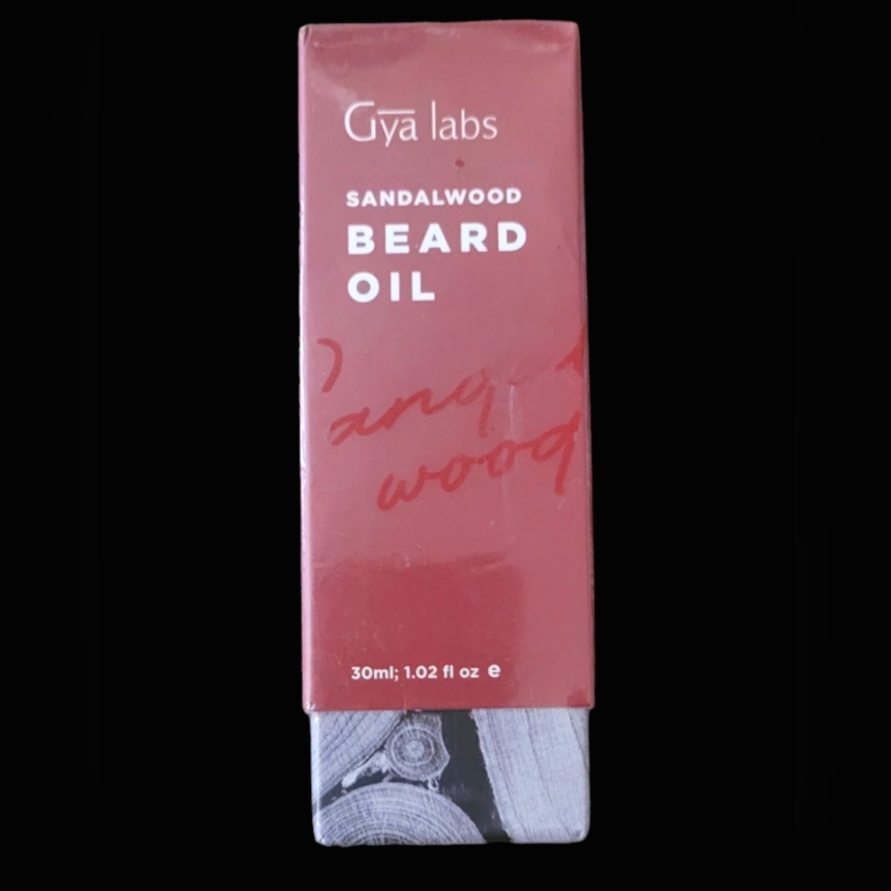 Gya Labs Sandalwood Beard Oil for Men Growth